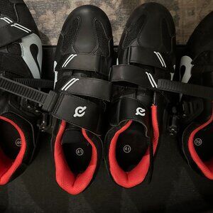 Peleton size 41 clip in bike shoes